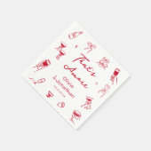 Serviette En Papier C'est Amore Mariage (Coin)