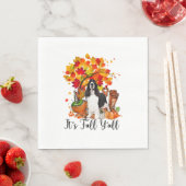 Serviette En Papier C'est automne Y'all Springer Spaniel Dog Halloween (En situation)