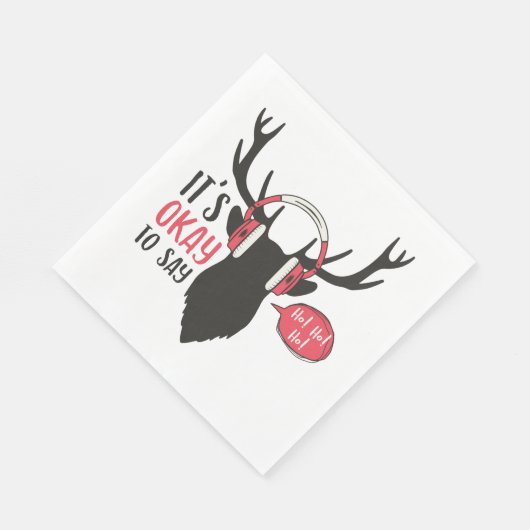 Serviette En Papier C'Est Bon De Dire Ho Ho (Coin)