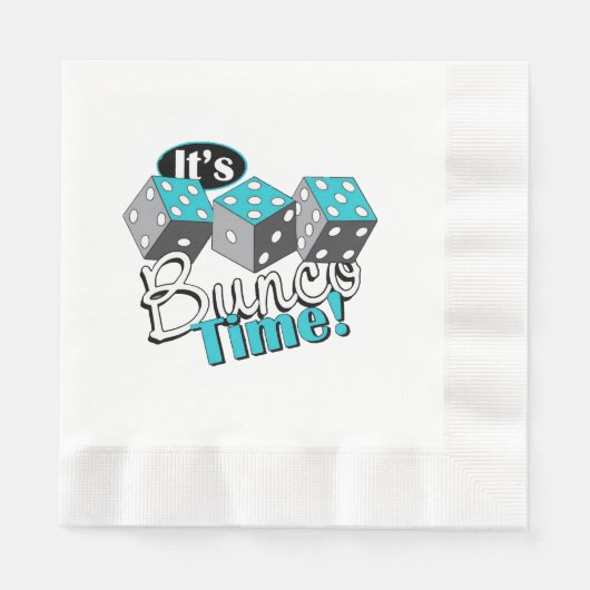 Serviette En Papier C'est Bunco Time ! (Devant)