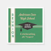 Serviette En Papier C'est Customisé ! Classe branchée Réunion (Devant)