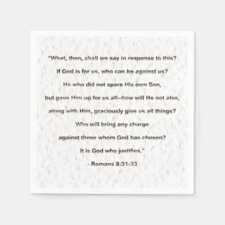 Serviette En Papier C'Est Dieu Qui Justifie Le Chrétien
