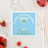 Serviette En Papier C'est Dink O'Clock quelque part Pickle Martini - B (En situation)