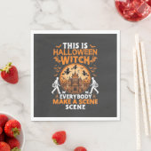 Serviette En Papier C'est Halloween (En situation)