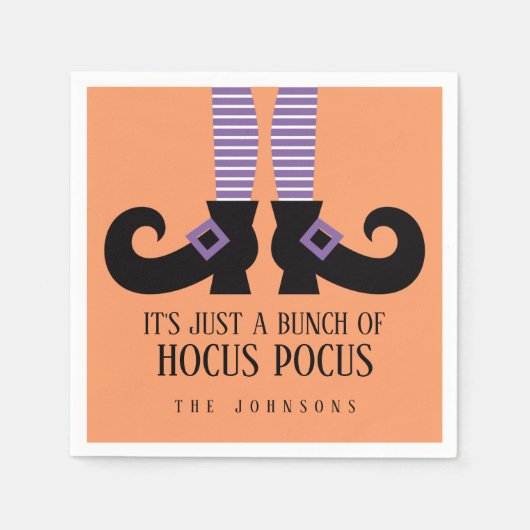 Serviette En Papier C'est juste un tas de Hocus Pocus (Devant)
