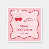 Serviette En Papier C'est la cerise en haut (Devant)