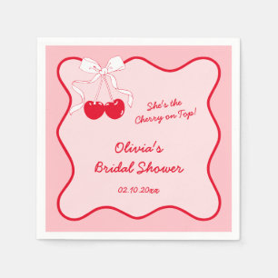 Serviette En Papier C'est la cerise sur le gâteau