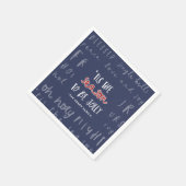 Serviette En Papier 'C'est la fête de Noël de saison (Coin)