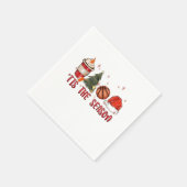 Serviette En Papier C'est la saison basket de Noël (Coin)