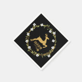 Serviette En Papier C'est la saison Papier de Noël serviettes (Coin)