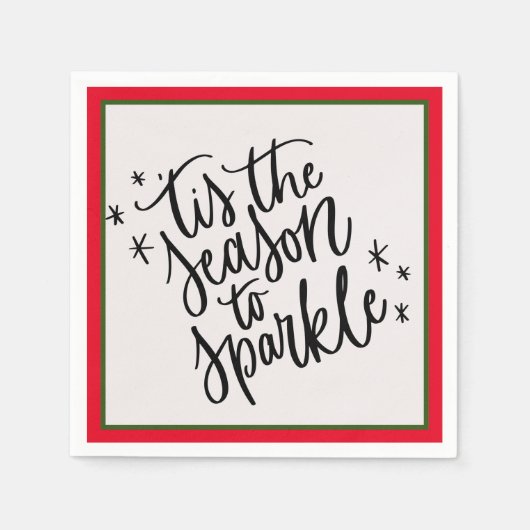 Serviette En Papier C'Est La Saison Pour Éclater (Devant)