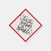 Serviette En Papier C'Est La Saison Pour Éclater (Coin)