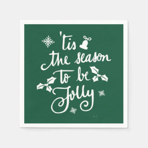 Serviette En Papier c'est la saison pour être joyeux