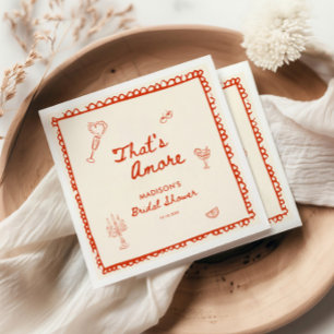 Serviette En Papier C'est l'Amore Salle de Mariage à Main Levée de Sty