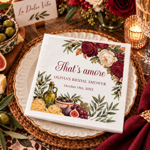 Serviette En Papier C'est l'Amour Enterrement de Vie de Jeune Fille Bo