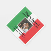 Serviette En Papier C'est l'amour ! Événement personnalisé pour couple (Coin)