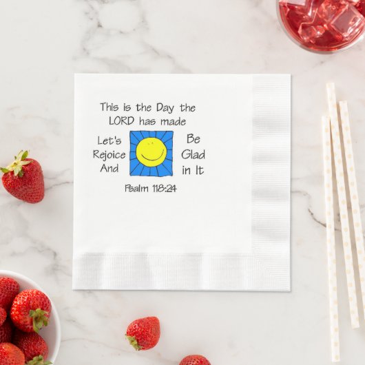 Serviette En Papier C'est le Day Sun (En situation)