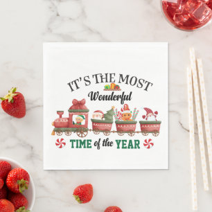 Serviette En Papier C'est le moment le plus merveilleux de l'année