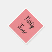 Serviette En Papier C'est l'heure de faire la fête (Coin)