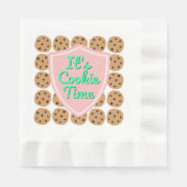 Serviette En Papier C'est l'heure du cookie Troop Beverly Hills (Devant)