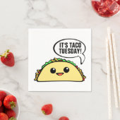 Serviette En Papier C'est mardi Taco (En situation)