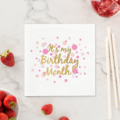 Serviette En Papier C'est mon anniversaire Mois Napkin (En situation)