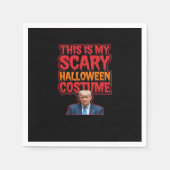 Serviette En Papier C'Est Mon Costume D'Halloween Scandaleux Classique (Devant)