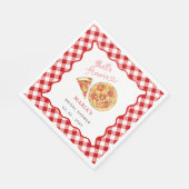 Serviette En Papier C'est plus italienne Pizza Party Fête des mariées (Coin)