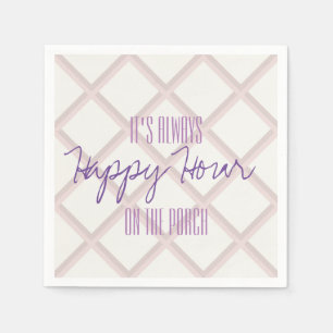 Serviette En Papier C'est toujours Happy Hour sur le Porch