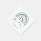 Serviette En Papier C'est un Baby shower arc-en-ciel Boy Boho (Coin)