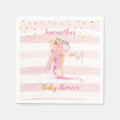 Serviette En Papier C'est un Baby shower Ballerina magnifique fille (Devant)