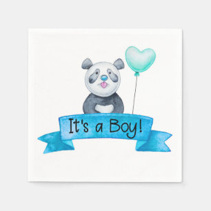 Serviette En Papier C'est un Baby shower de garçon