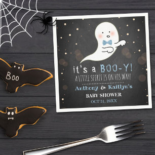 Serviette En Papier C'est un boo-y ! Baby shower d'Halloween Little Sp