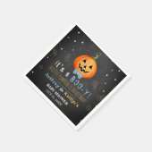Serviette En Papier C'est un boo-y ! Baby shower d'Halloween petit Cit (Coin)