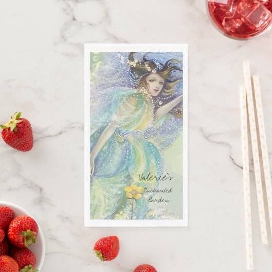 Serviette En Papier C'est un endroit heureux pour les fées (En situation)