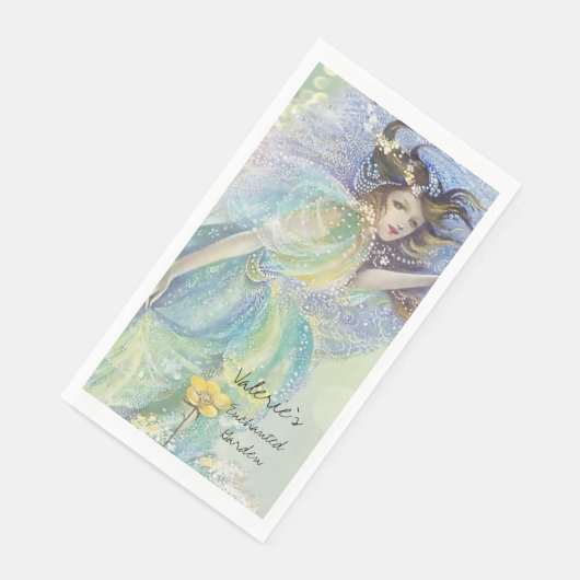 Serviette En Papier C'est un endroit heureux pour les fées (Coin)