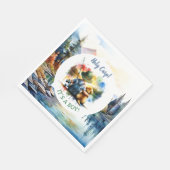 Serviette En Papier C'est un garçon ! Baby shower (Coin)