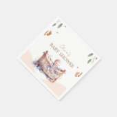 Serviette En Papier C'est un garçon baby shower Boho Bassinet (Coin)