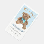 Serviette En Papier C'est un garçon ! Baby shower Teddy Bear (Coin)