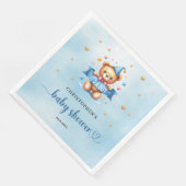 Serviette En Papier C'est un garçon mignon baby shower garçon ours en (Coin)