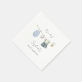 Serviette En Papier C'est un garçon Vêtements simples Baby shower d'aq (Coin)