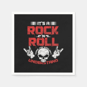 Serviette En Papier C'Est Un Rock N Roll Chose Rock Musique Basse Guit