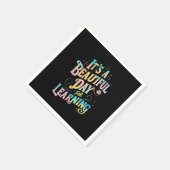 Serviette En Papier C'est une belle journée pour apprendre à retourner (Coin)