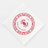 SERVIETTE EN PAPIER C'EST UNE CHOSE DE MARYLAND (CRABS) (Coin)