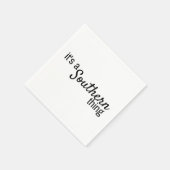 Serviette En Papier C'est une chose du Sud (Coin)