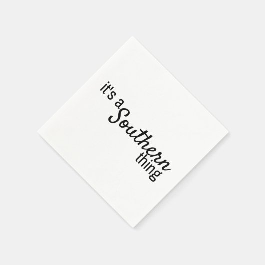 Serviette En Papier C'est une chose du Sud (Coin)