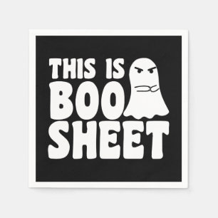 Serviette En Papier C'est une feuille de Boo fantôme drôle de costume