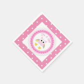 Serviette En Papier C'est une fille (Coin)