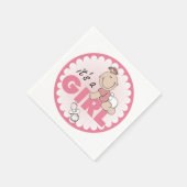 Serviette En Papier C'est une fille (Coin)