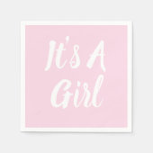 Serviette En Papier C'est une fille (Devant)